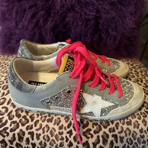 Golden Goose superstar glitter sneaker